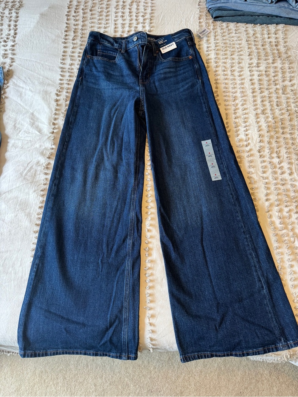 Old Navy Dark Blue Wide Leg Women’s Jeans